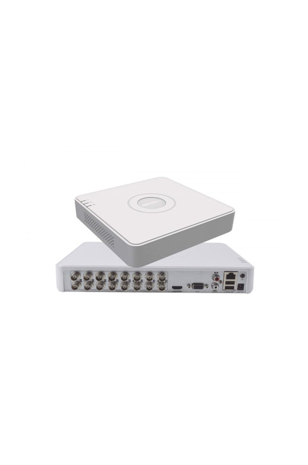 HIKVISION DS-7116HGHI-K1, 16Kanal, 2Mpix,1 HDD Desteği, 5in1 DVR Cihazı