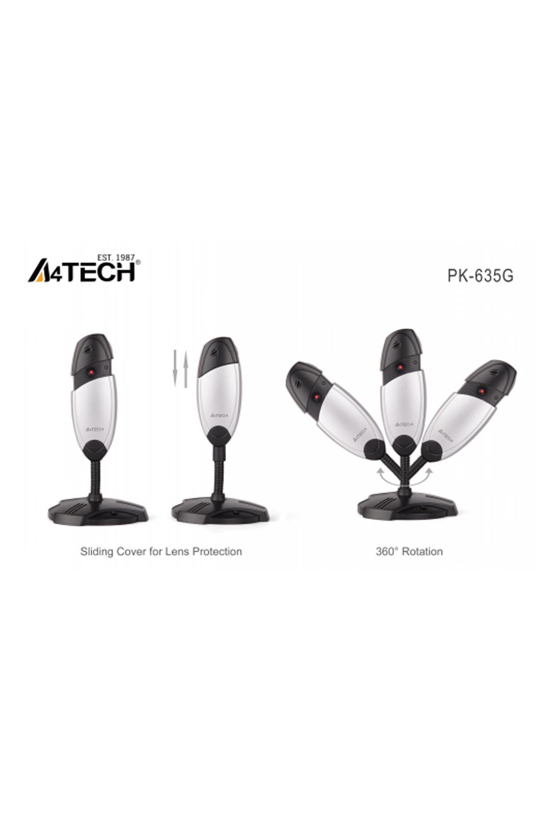 A4 TECH PK-635G 480P Dahili Mikrofonlu Usb Webcam