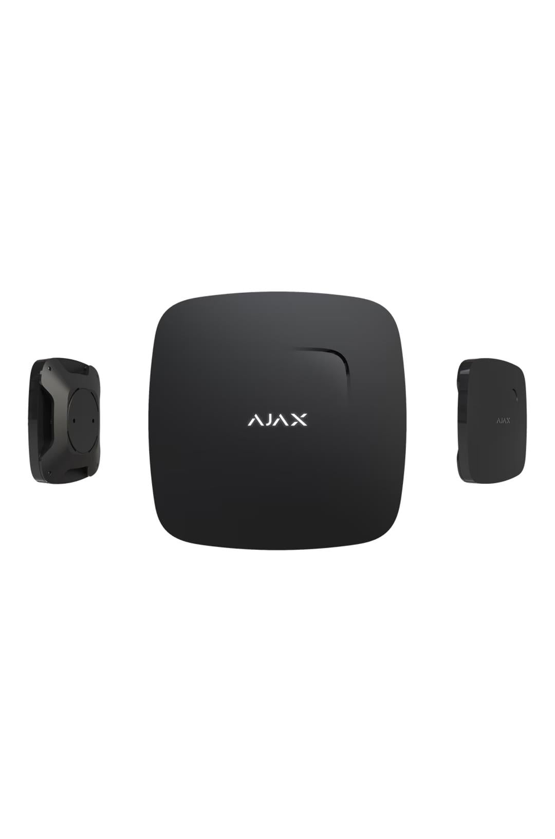 AJAX FireProtect Plus black (with CO) Sensörlü Kablosuz Yangın Dedektörü Siyah 