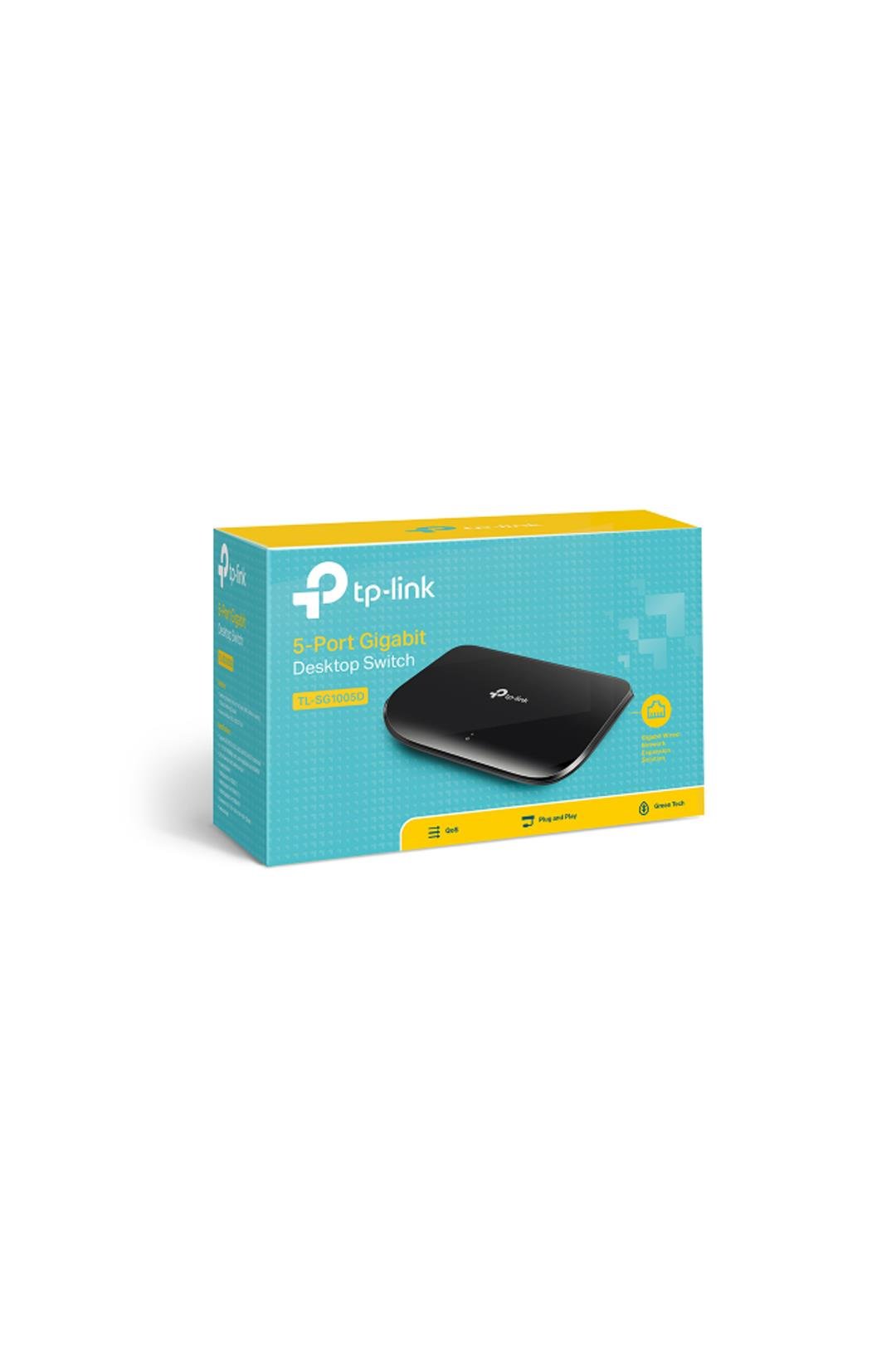 TP-LINK TL-SG1005D, 5 Port, GigaBit, Yönetilemez, Masaüstü Switch