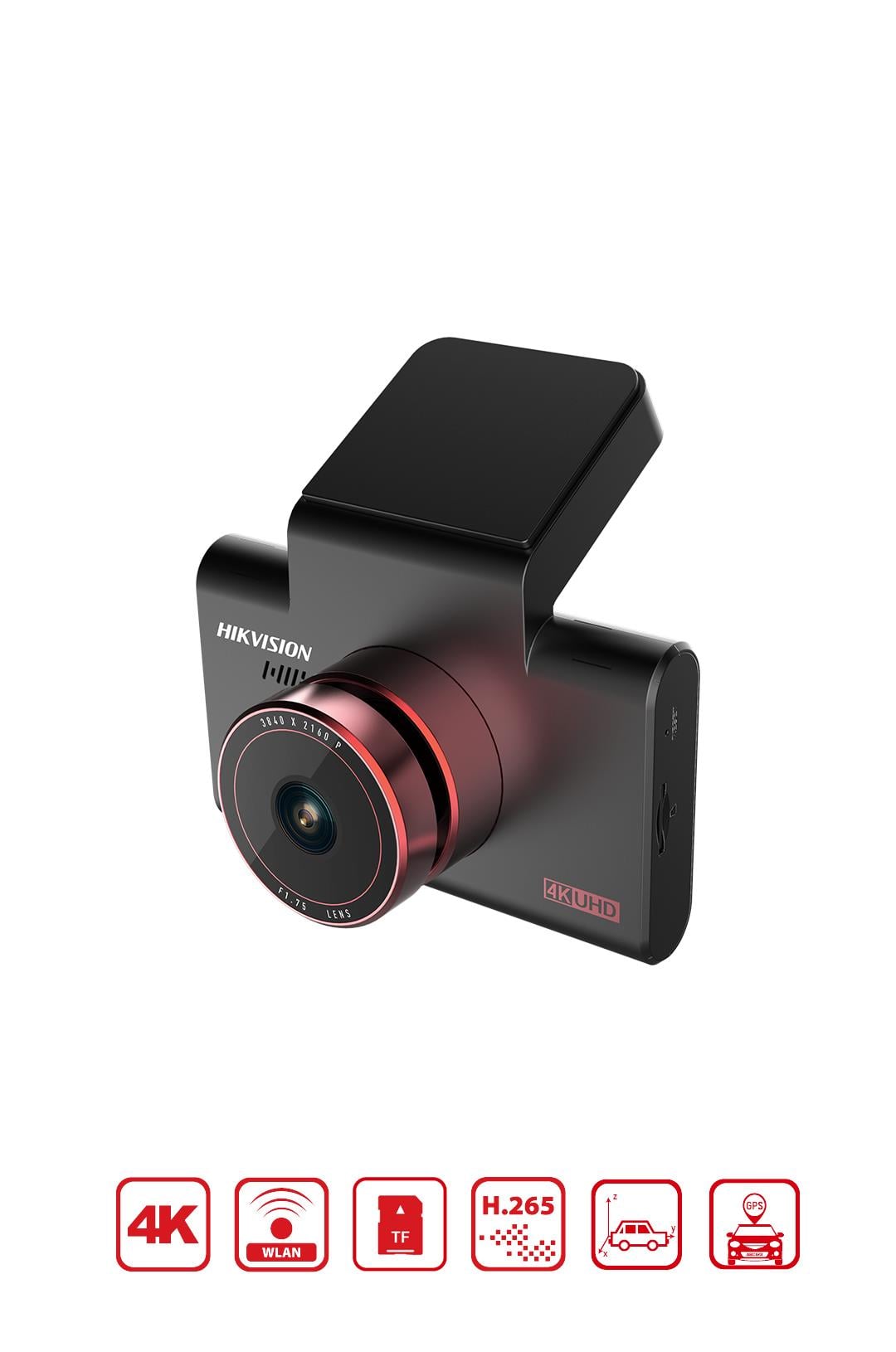 HIKVISION AE-DC8312-C6S 3'' Ekranlı ve Wi-Fi Gpsli 2160P Araç İçi Kamera