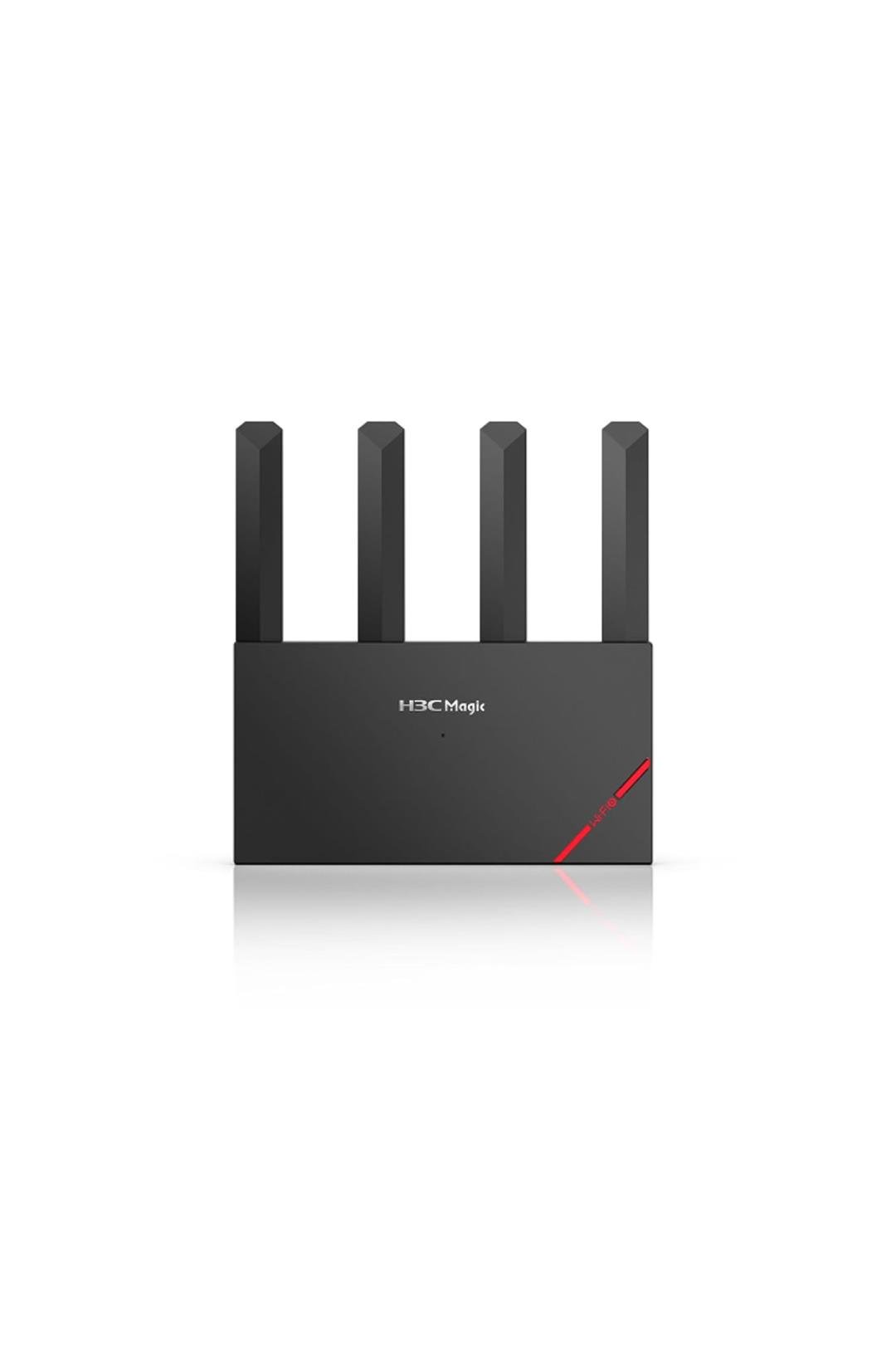 H3C Magic NX30, Dual Band, WiFi 6, 3000Mbps, 4Port GigaBit, 4ad Anten, Masaüstü, Router, Access Point