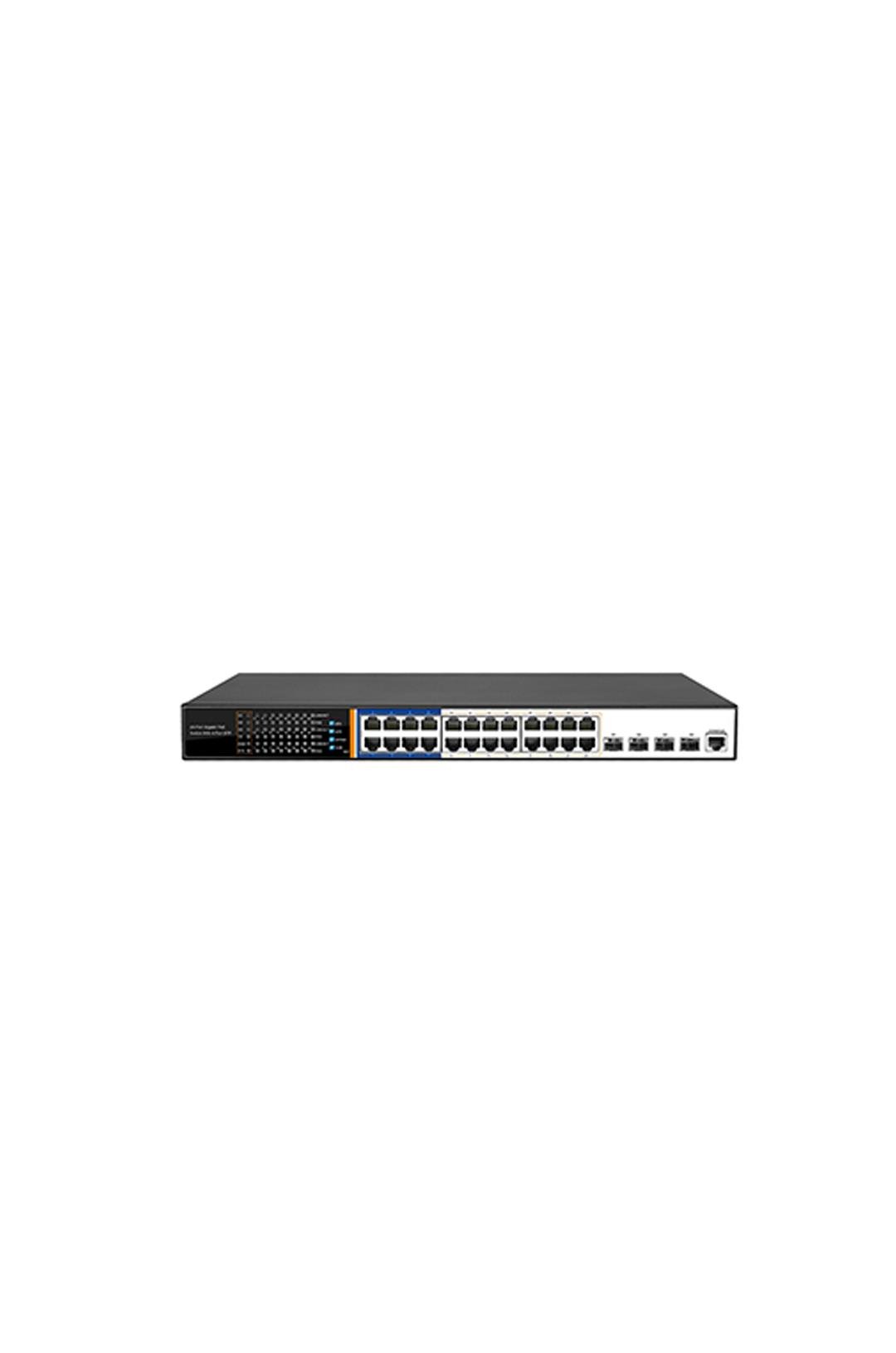 TIANDY YPS-5024G-4SFP-L3 24 Port Gigabit Layer3 Yönetilebilir AI POE Switch