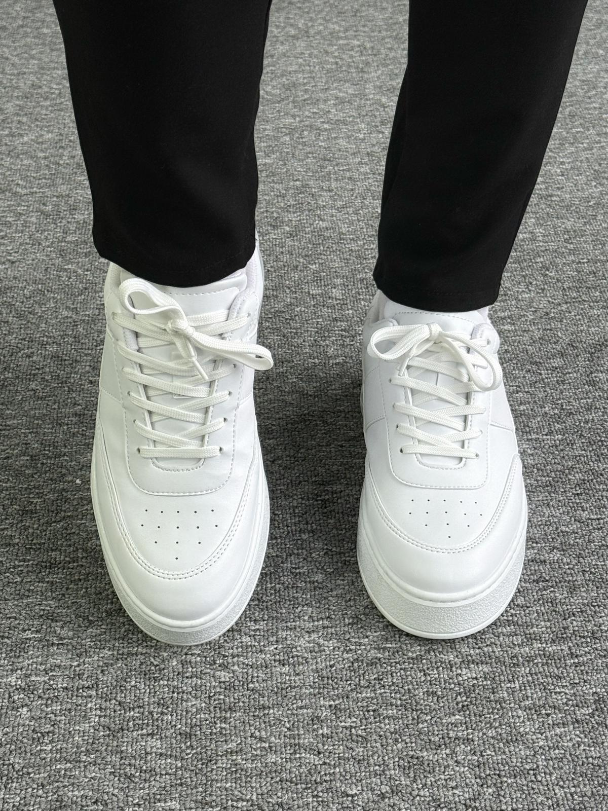 Giesto Klasik Yüksek Tabanlı Beyaz Sneaker