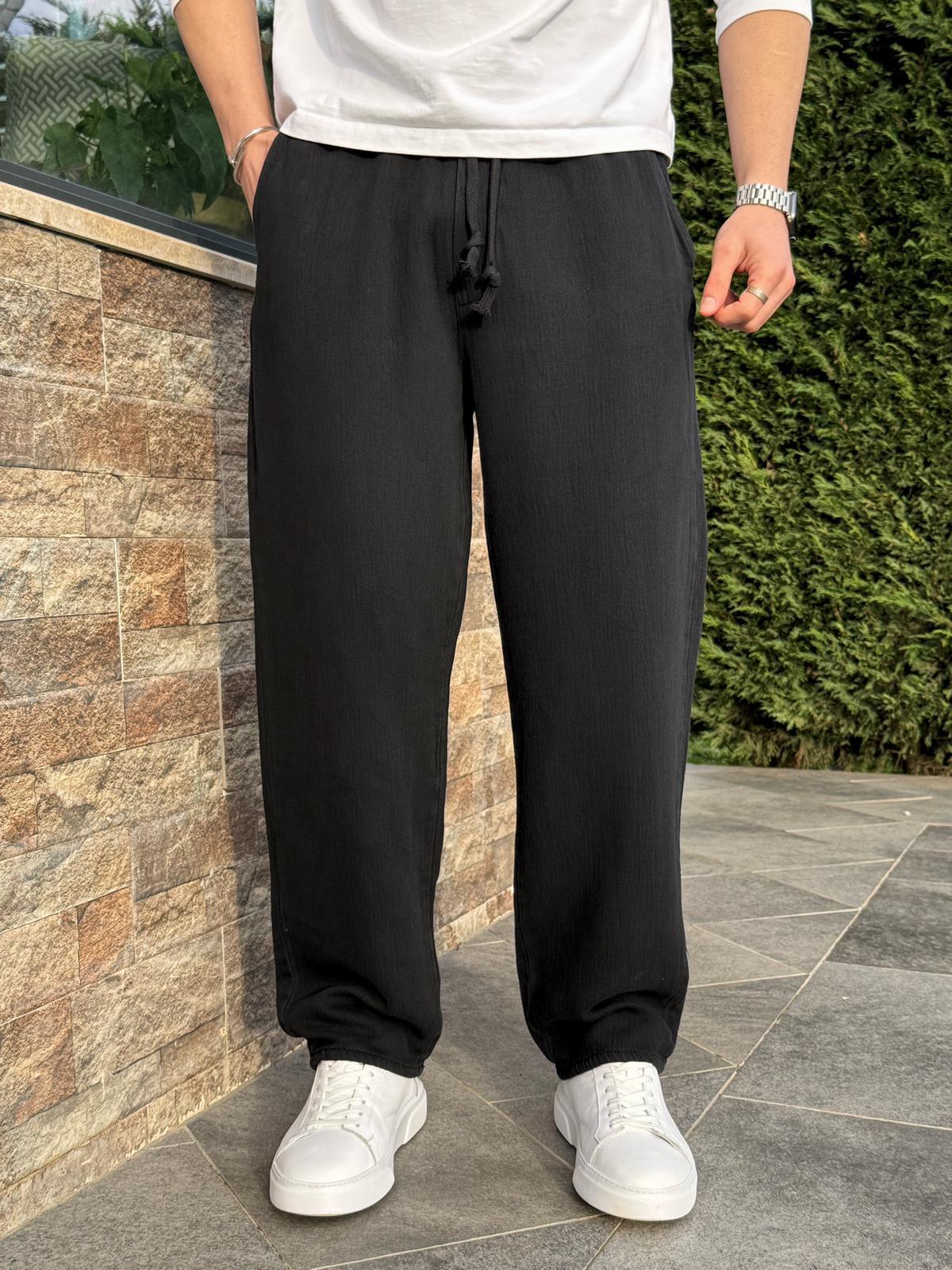 Siyah Prime Gabardin Pantolon