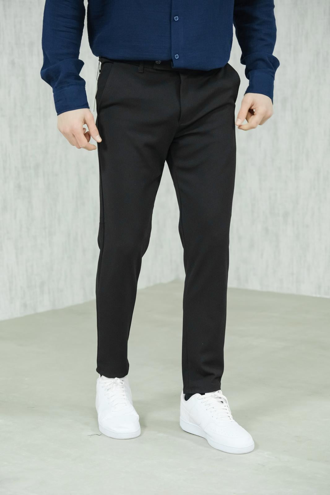 Slimfit Kumaş Pantolon Siyah