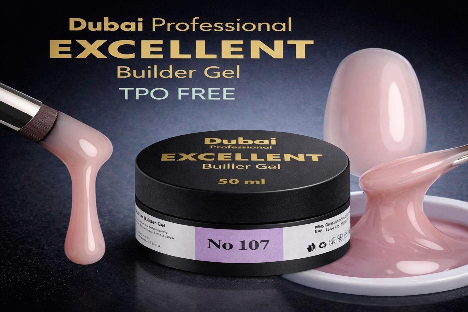 50 ML DUBAİ BUİLDER GEL NO:107