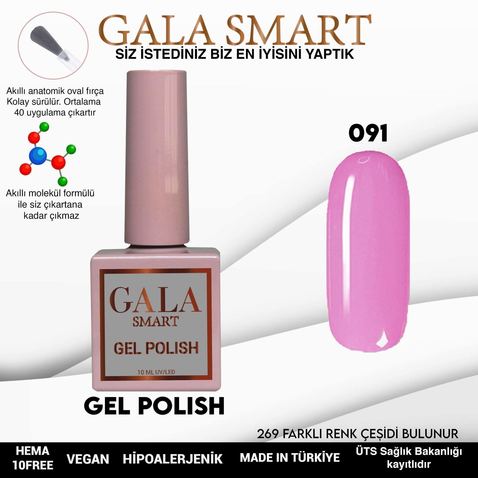 GALA SMART CLASSİC KALICI OJE 10 mle NO:091