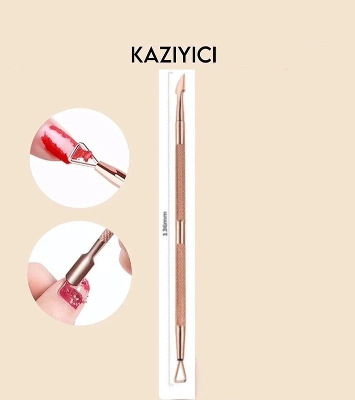 GALA TIRNAK KAZIYICI PUSHER GOLD-GÜMÜŞ RENK