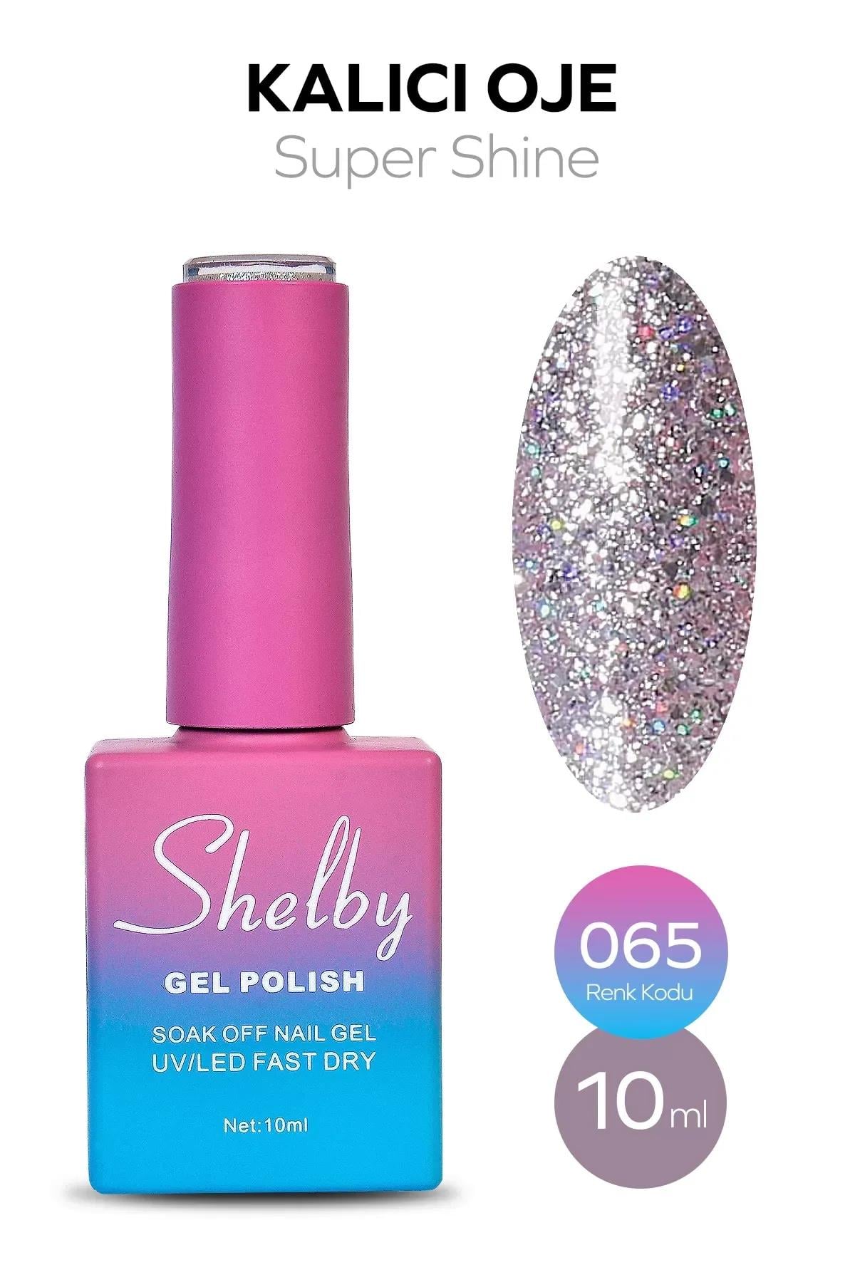 SHELBY 10 ML. A065 SÜPER IŞILTILI KALICI OJE