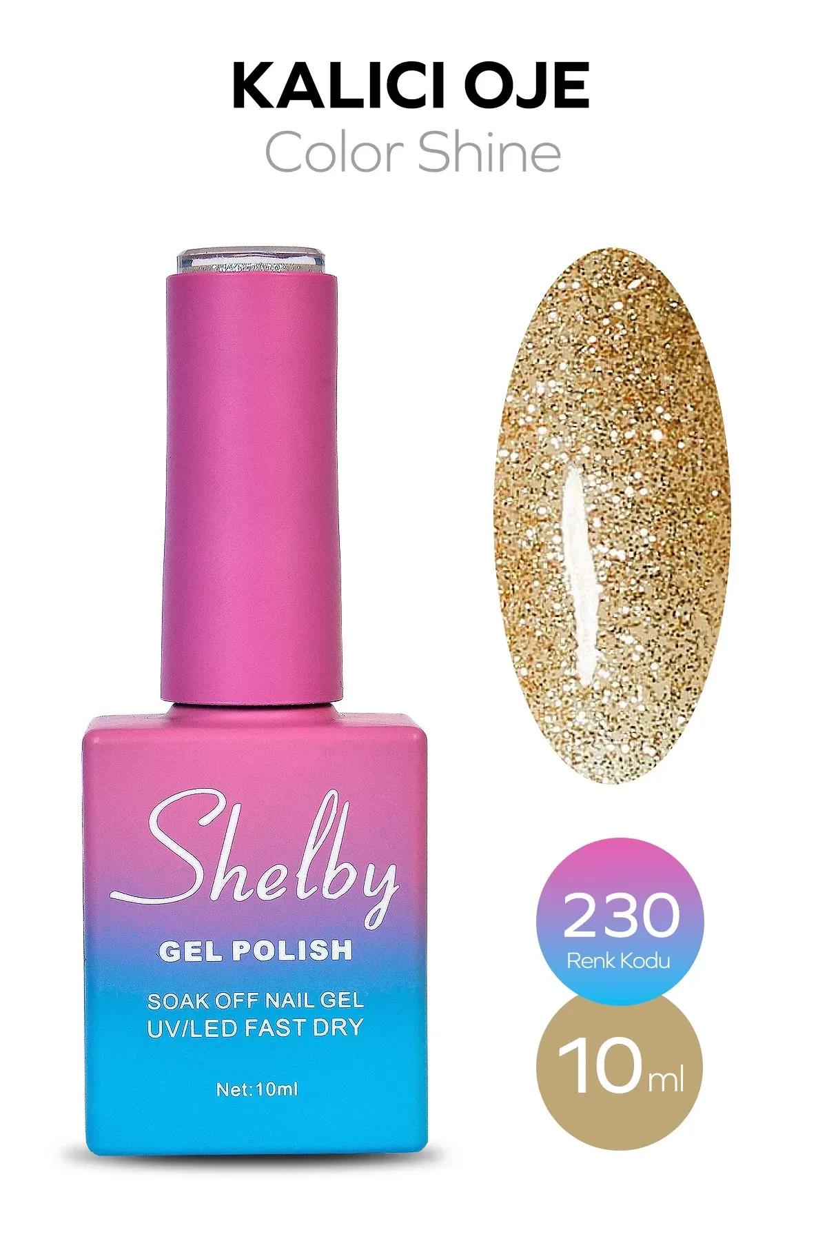 SHELBY 10 ML. A230 IŞILTILI RENKLİ KALICI OJE