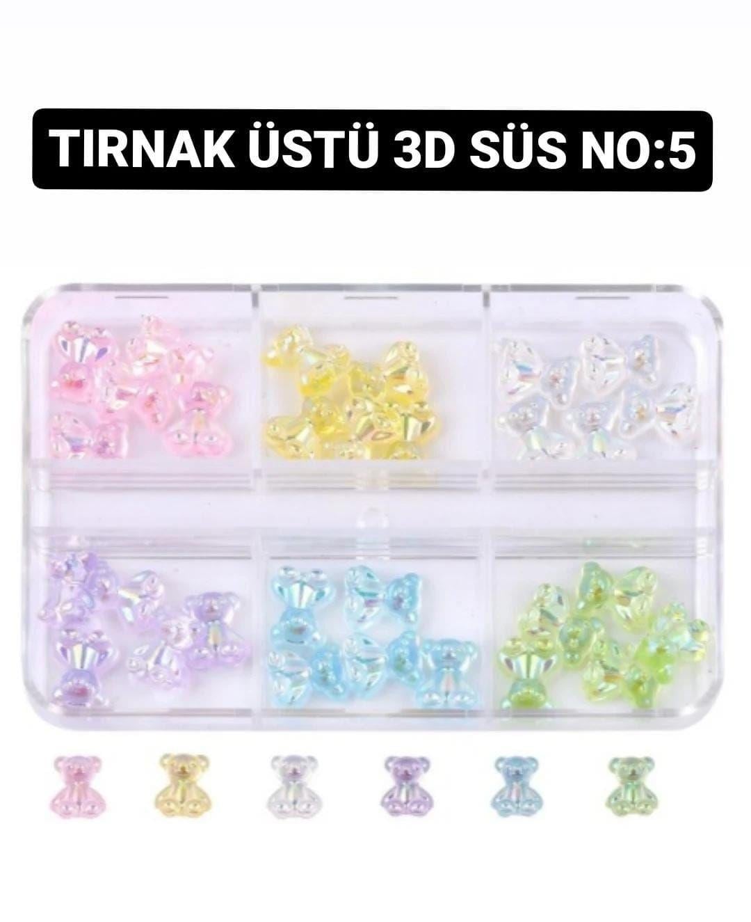 TIRNAK ÜSTÜ 3D ÇARM SÜS NO:5