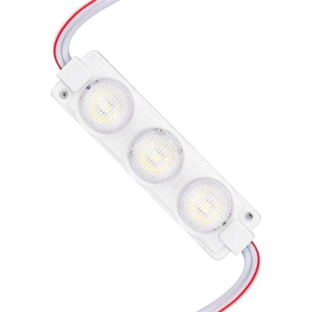 12 Volt 3 Watt Beyaz LED Modül - 74x20 mm - 3030 Çip