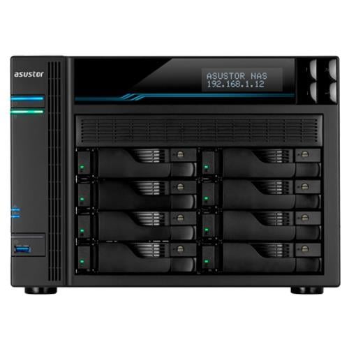 ASUSTOR AS6508T 8 Disk Yuvalı NAS | 8GB DDR4, 2.5GbE & 10GbE, M.2 NVMe, 8x22TB Destek