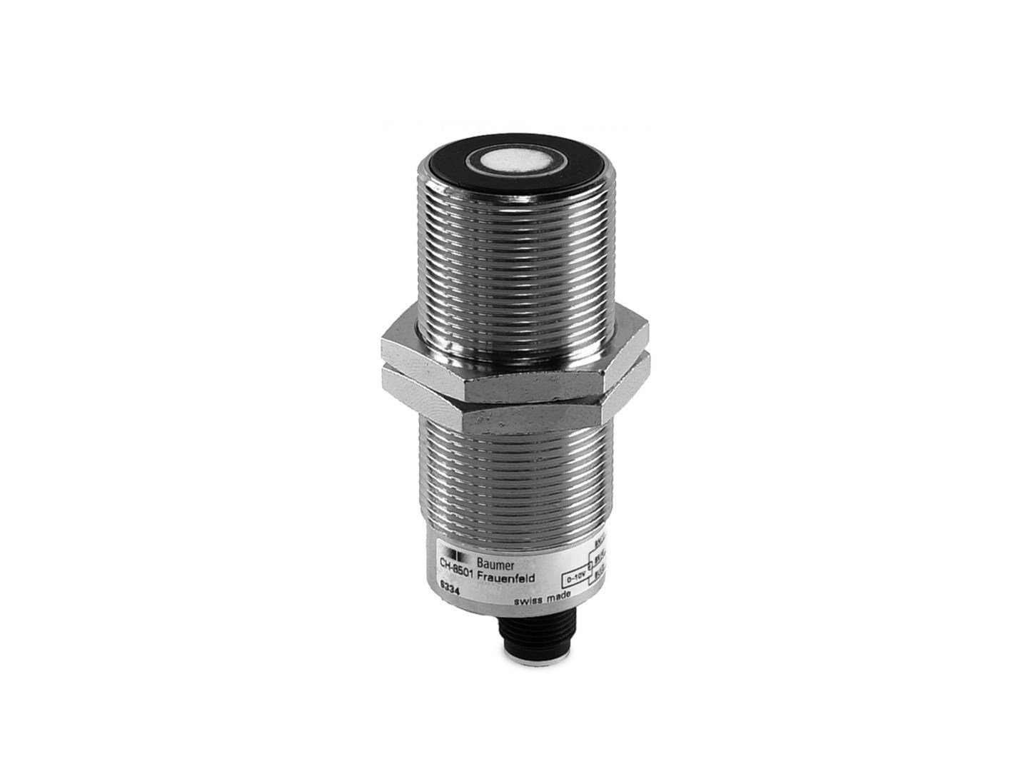 Baumer UNAM 30I6103/S14 10130000 100-1000 mm 4-20 mA Ultrasonik Mesafe Sensörü BJ15M-TDT-P
