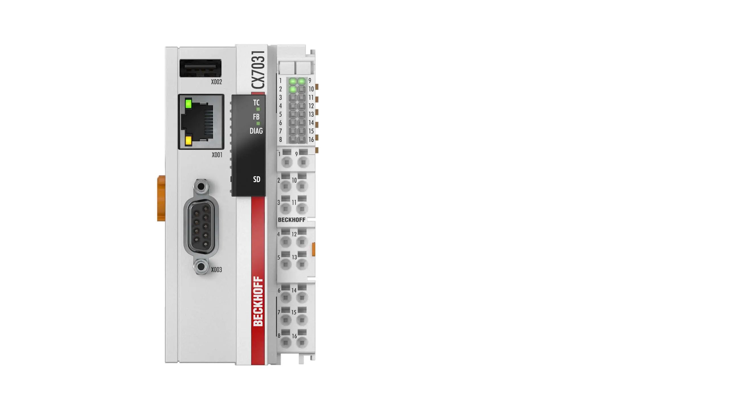 Beckhoff CX7031 – Embedded PC | Arm Cortex-M7, 480 MHz | PROFIBUS Slave & Multi I/Os