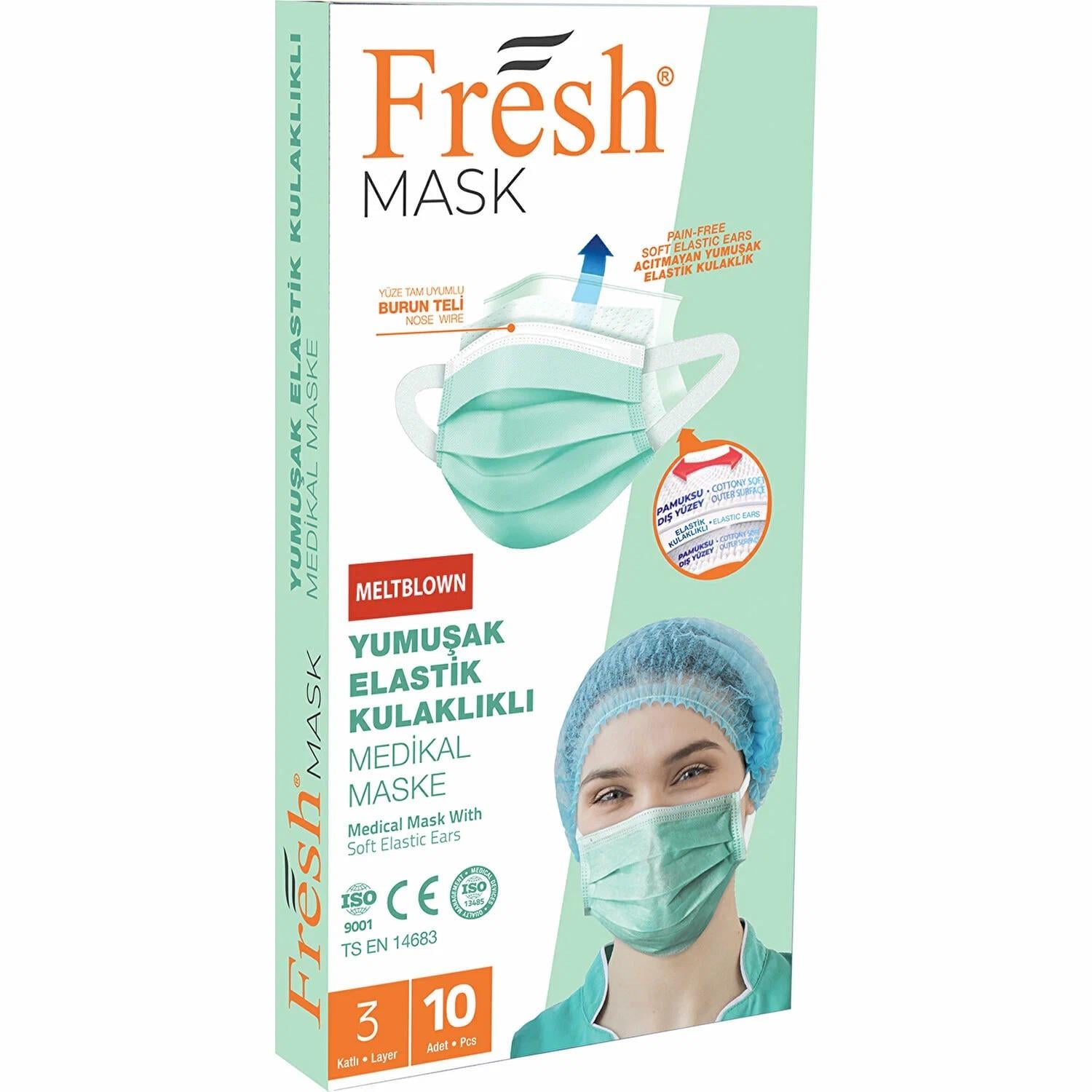 Fresh Mask Meltblown Maske 10 Adet