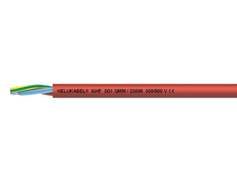 HELUKABEL 23015 SiHF 4G1.5 mm² Kırmızı Kahverengi Silikon Kablo 300/500 V 23015