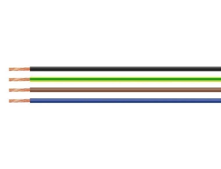 HELUKABEL 26652 H05V-K Koyu Mavi 1 x 0,5 mm² Tek Damarlı Kablo Helukabel 26652