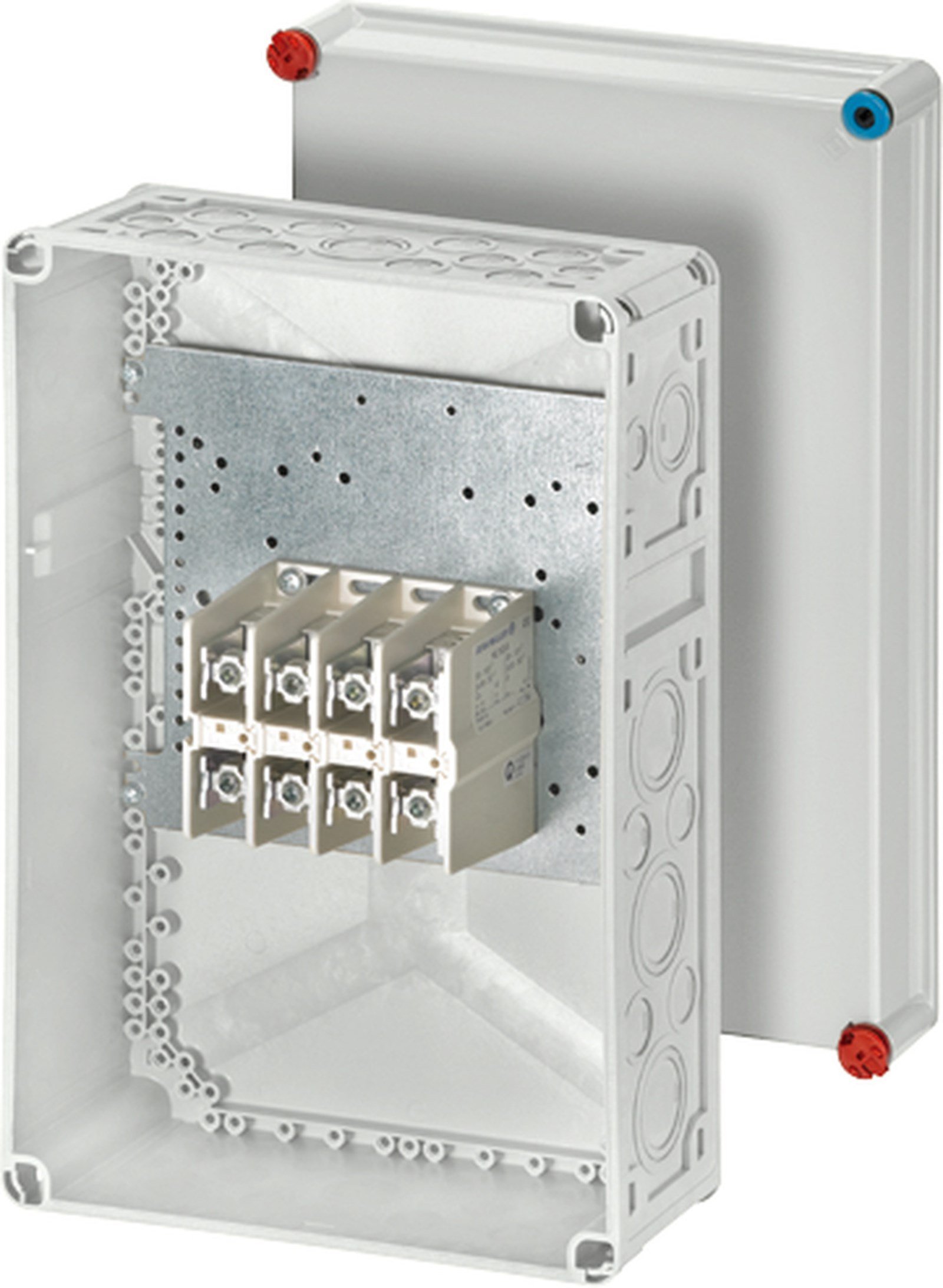 Hensel K 1204 Klemensli Kablo Bağlantı Buatı 450x300x170 mm IP65 250 A K 1204