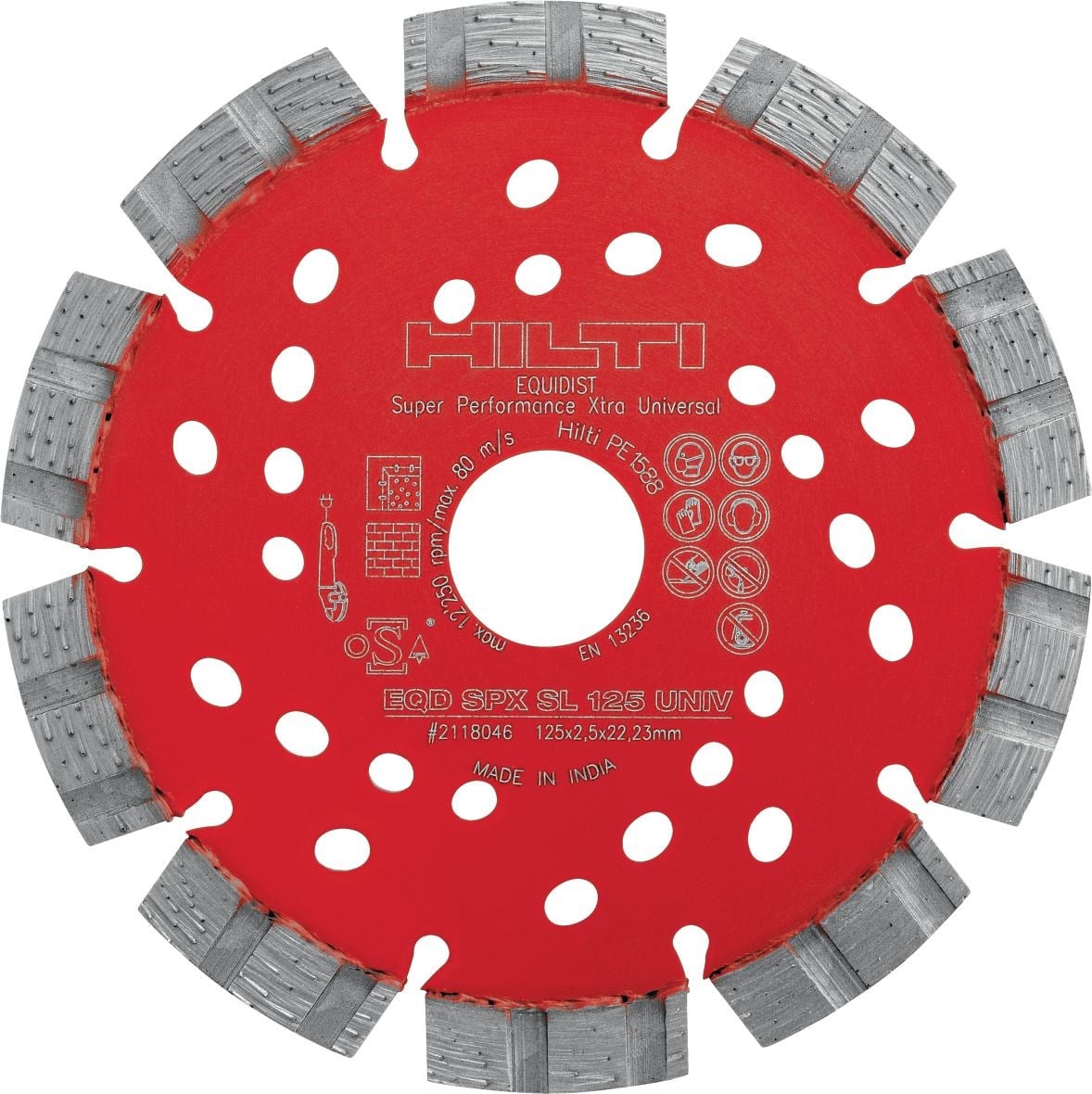 Hilti EQD SPX-SL 125 Universal Elmaslı Kesme Taşı (6 Adet)