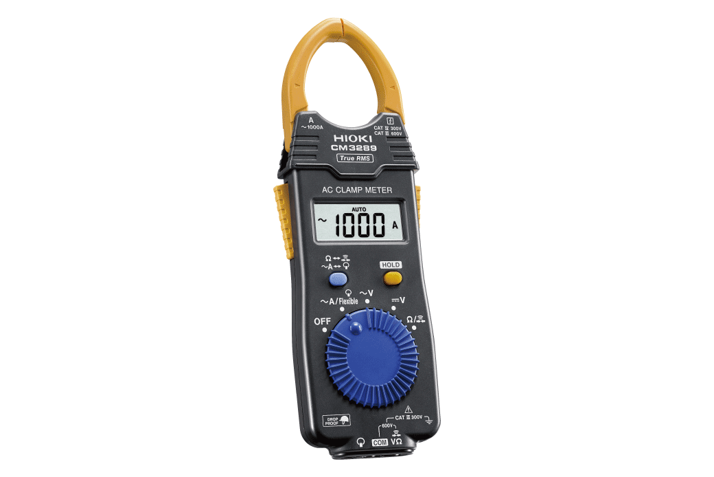 Hioki CM3289 True RMS AC Pensampermetre | 1000A | İnce Çene | Auto Range | Data Hold | Japon Teknolojisi