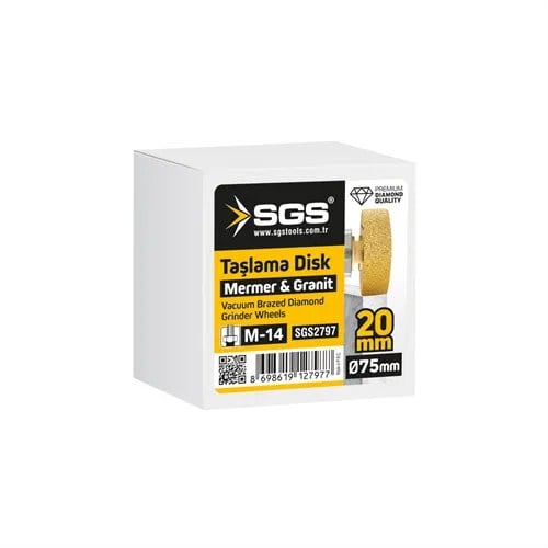 M14-75x20 MM VAKUM ELMAS TARAMA DİSKİ