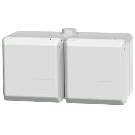 MENNEKES 4235 Cepex Duvar Tipi Çiftli Priz 16 A 230 V IP44 2P+PE Mennekes 4235