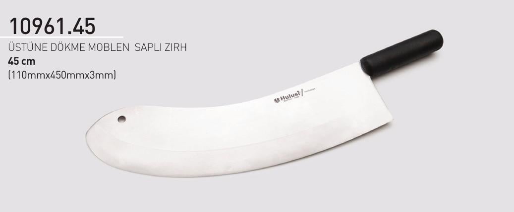 Moblen Saplı Zırh 45 cm Hulusi Bıçak Üstüne Dökme 110mm X 450mm X 3mm 10961.45