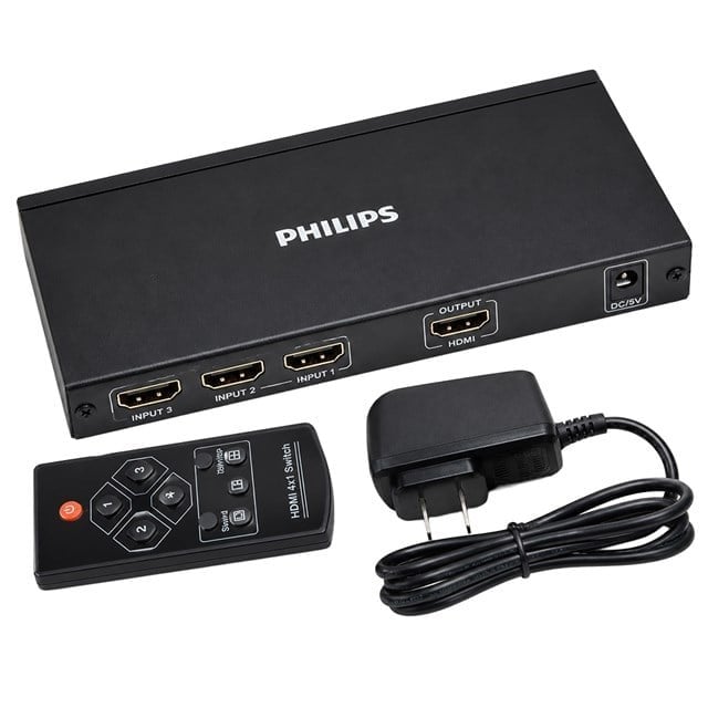 Philips SWR9101W/93 HDMI Quad Multi-Viewer 4-Giriş 1-Çıkış Ekran Bölücü ve Seçici Switch
