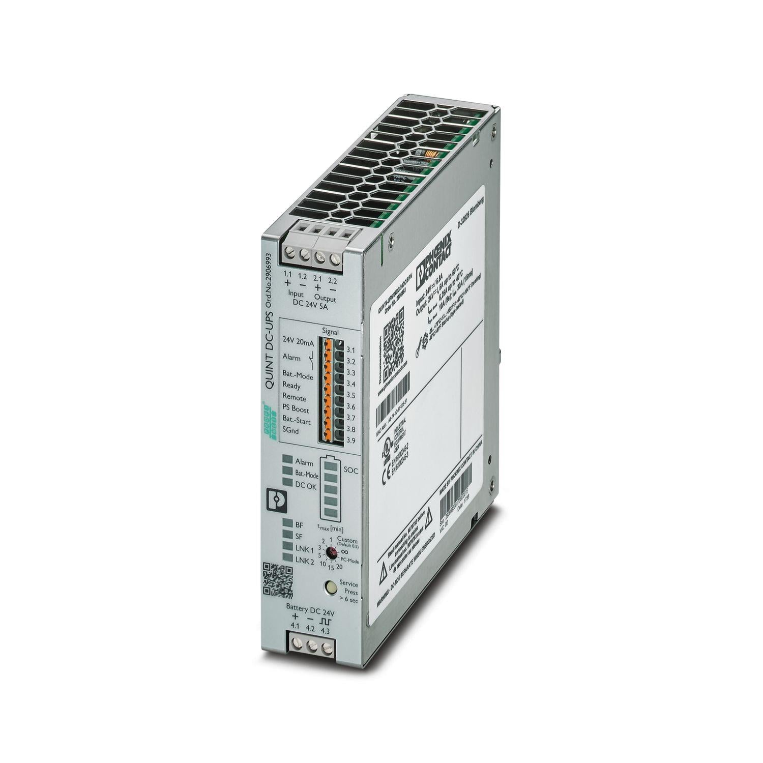 Phoenix Contact- 2906993 QUINT4-UPS/24DC/24DC/5/PN - Kesintisiz güç kaynağı