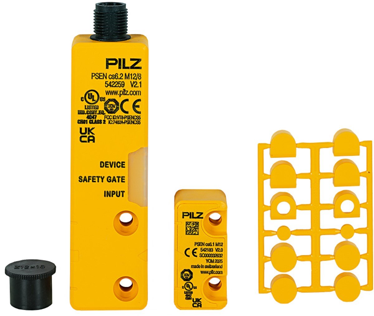 Pilz 542209 PSEN cs6.2 M12/8 / PSEN cs6.1 M12 1 Unit RFID Kodlu Emniyet Şalteri IP67 542209