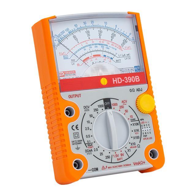 Powermaster HD-390B Geniş Ekran Analog Multimetre Ölçü Aleti