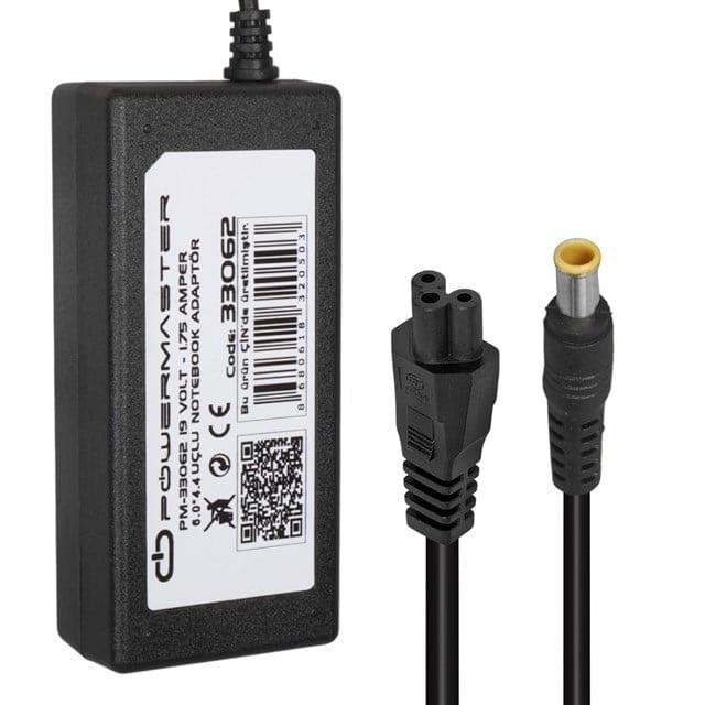 Powermaster PM-33062 19 Volt - 1.75 Amper 6.0*4.4  Mm Uçlu Adaptör (Asus Notebook)