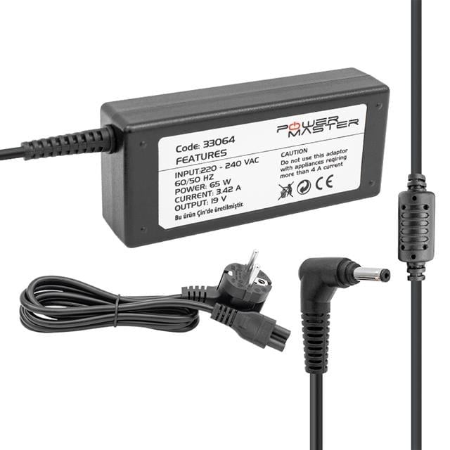 Powermaster Pm-33064 19 Volt - 3.42 Amper 4.0*1.35 Mm Uçlu Adaptör (Asus Ultrabook Notebook)