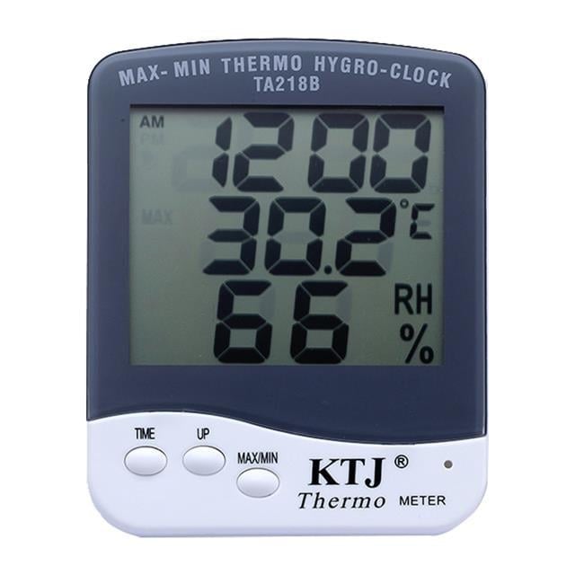 PowerMaster PM-6233 Termometre Oda Tipi Ekranlı Sıcaklık ve Nem Ölçer - Saat Özellikli