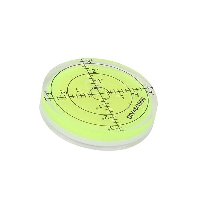 Powermaster Yuvarlak Masa Tipi 40 Mm Düz Yüzey 5/1000 Su Terazisi