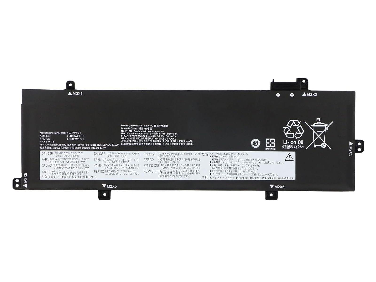 RETRO Lenovo ThinkPad T16 Gen1, L21M4P74 Notebook Bataryası