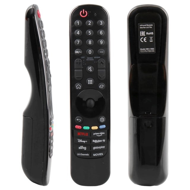 RM-L1863 LG Netflix Prime Video Rakuten Sling Disney+ Tuşlu LCD Led TV Kumanda