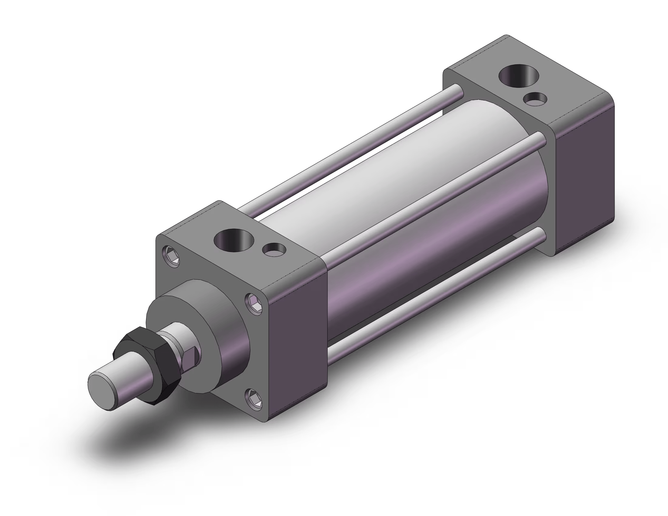 SMC MDB2T125TF-75 Air Cylinder – 125 mm Çap, 75 mm Strok Pnömatik Silindir