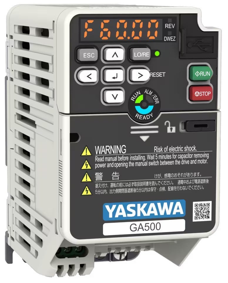 Yaskawa CIPR-GA50CB004ABAA-BAAASA GA500 0,75 kW 200 V Tek Faz AC Sürücü CIPR-GA50CB004ABAA-BAAASA