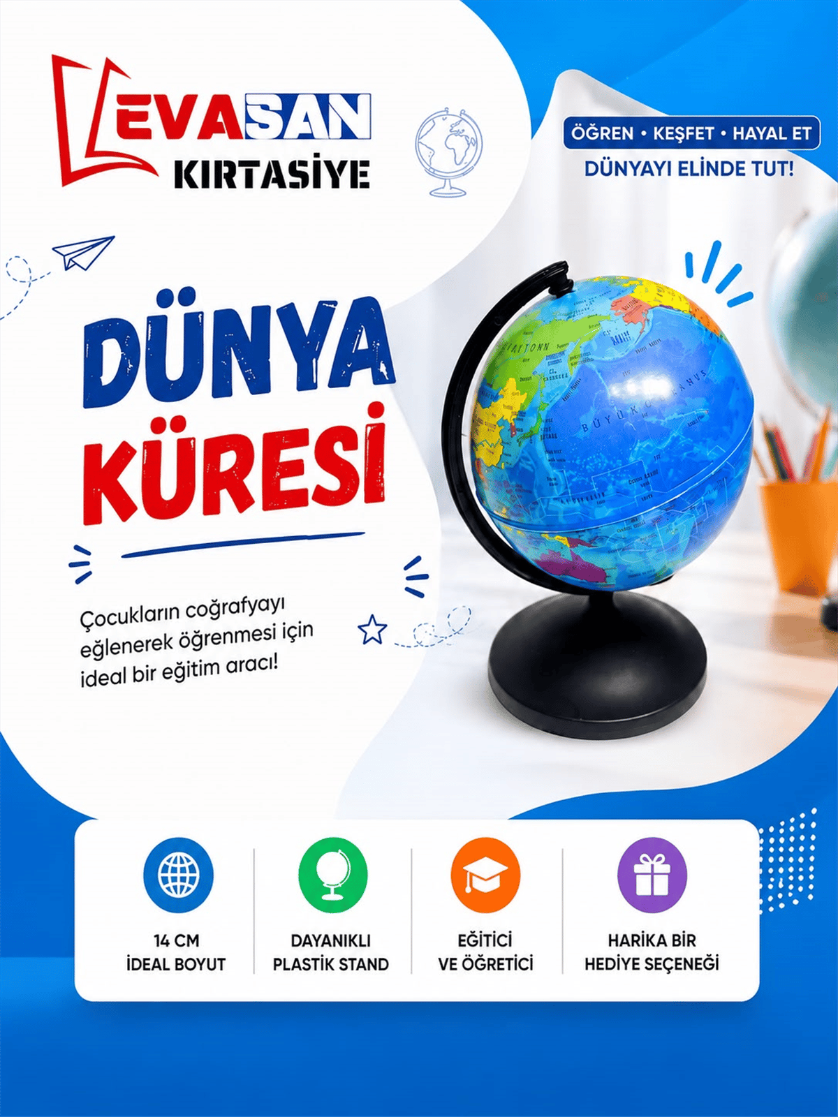 14 CM DÜNYA KÜRESİ