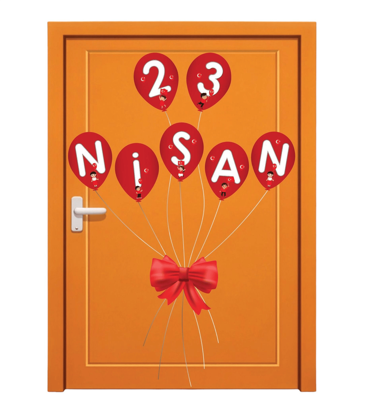23 NİSAN KAPI SÜSÜ