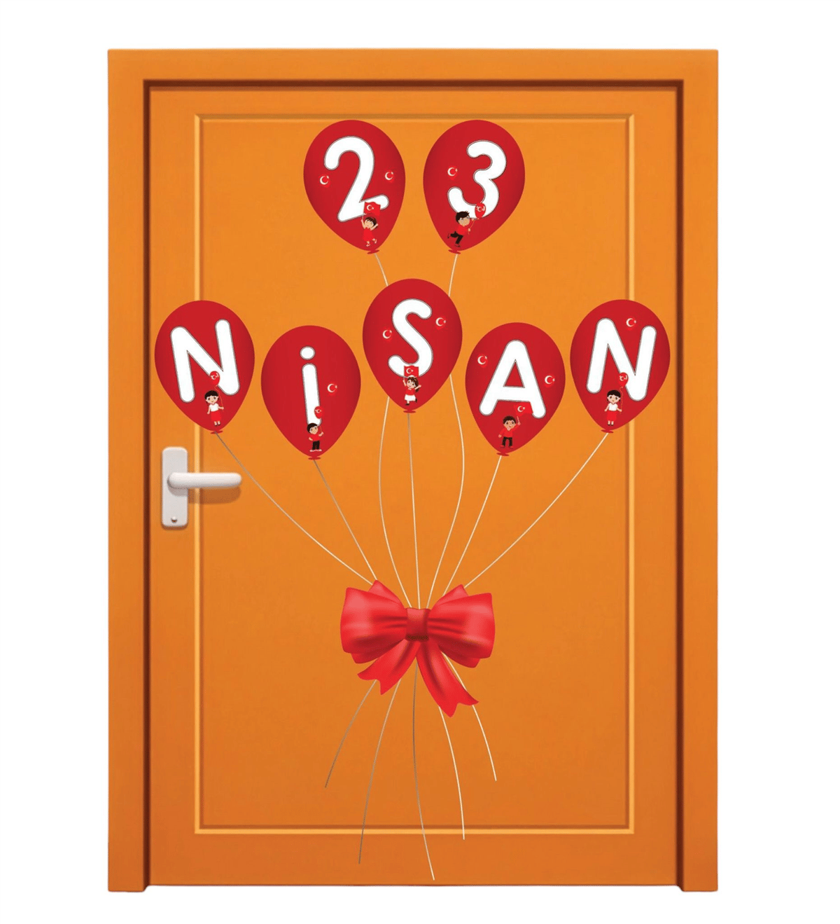23 NİSAN KAPI SÜSÜ