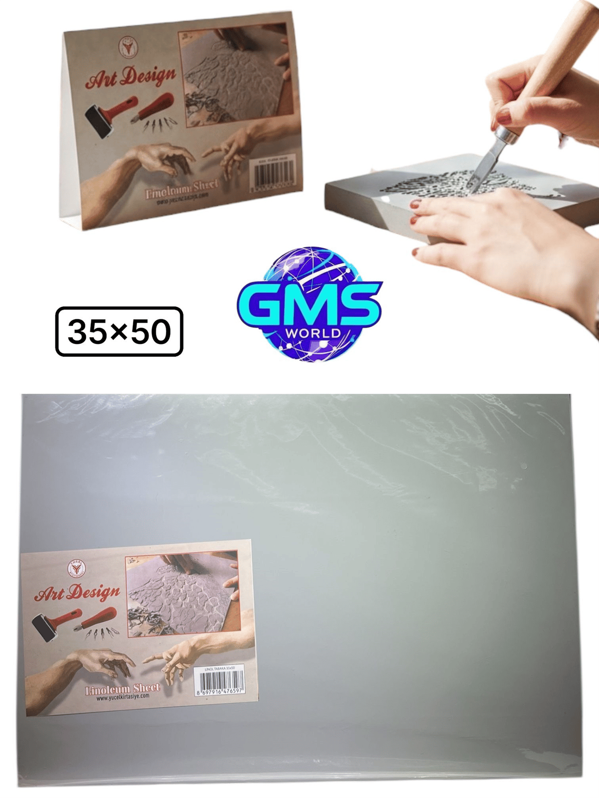 35*50 LİNOL BASKI TABAKASI 2,50 MM