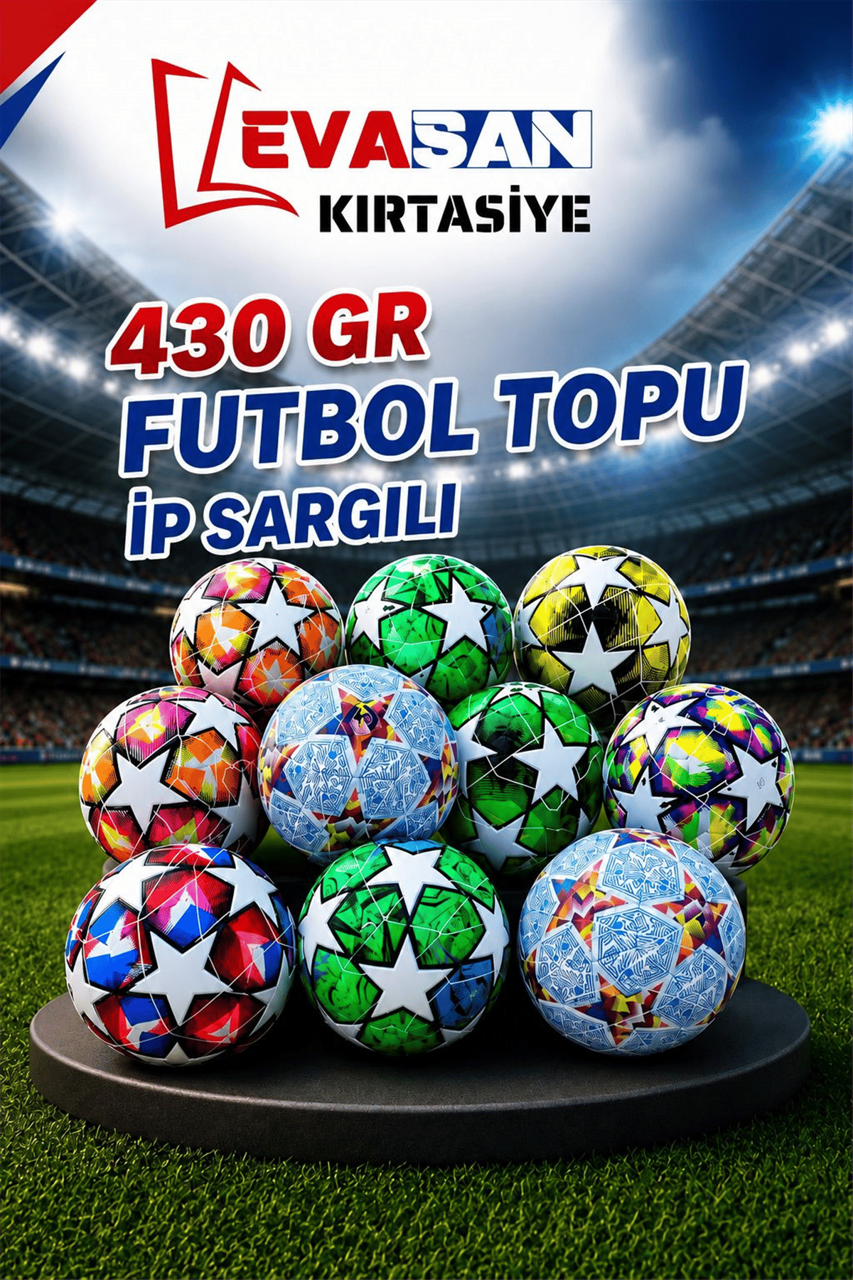 430 GRAM FUTBOL TOPU İP SARGILI*60