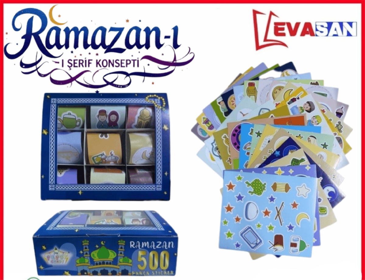500 PARÇA RAMAZAN STİCKER