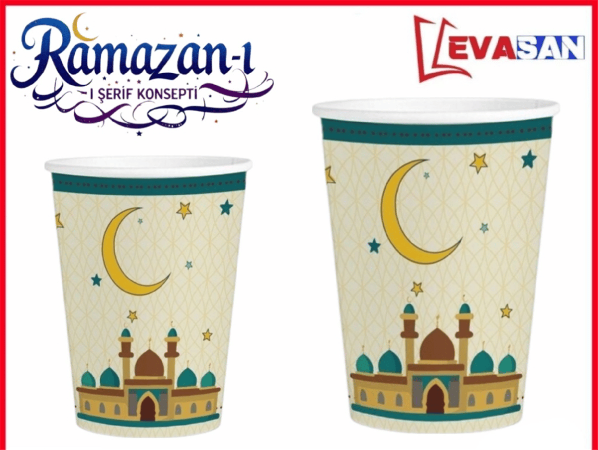 8 Lİ RAMAZAN KARTON BARDAK
