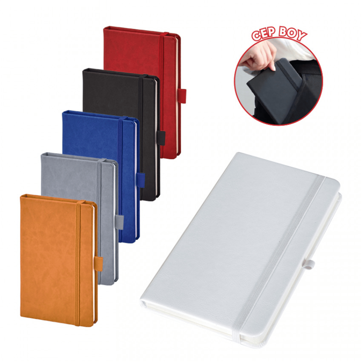 923-914 TERMO DERİ DEFTER 9x14 cm / 192 SAYFA