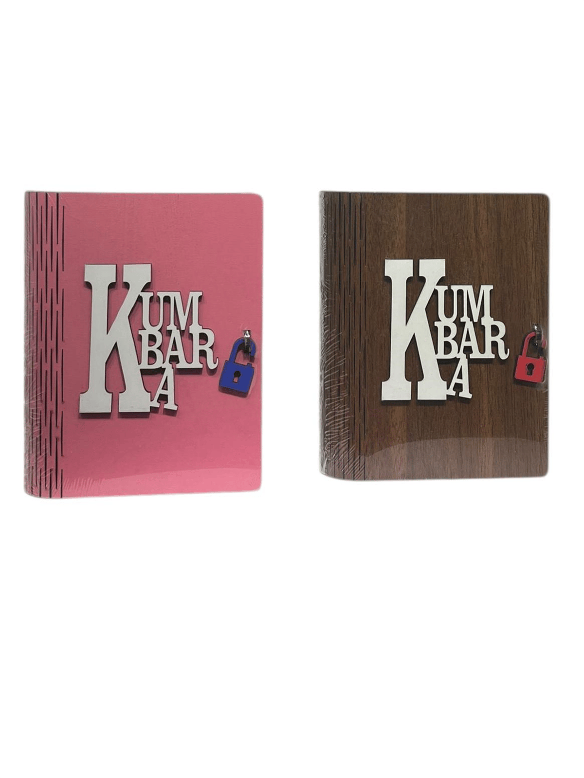 AHŞAP KİTAP KUMBARA AHŞAP KİLİT